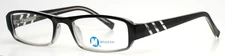 MODERN OPTICAL Sky Black Unisex Rectangle Full Rim Eyeglasses 47-14-130 B:26