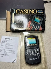 Excalibur 5-in-1 Casino Calculator Handheld Game - Blackjack Draw Poker Slots