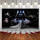 Star Wars Photography Background Boys Birthday Party Photo Backdrop Banner Decor