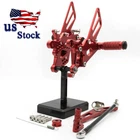 For Yamaha YZF R6 2006-2015 CNC Rearsets Footrests Foot Pegs 2007 2008 2009-2023