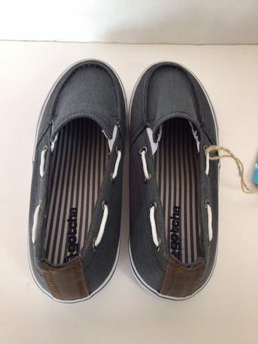 Gotcha Mens Size 8 M Deck Shoes Slip On Loafers Navy Blue Norris New In Box G5 - Picture 5 of 12