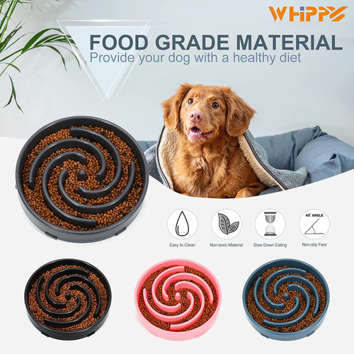 Slow Feeder Large Dog Bowls for Large Medium Dog Non Slip Maze Puzzle Bowl Pet S - Picture 7 of 12