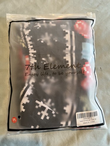 7th Element | Women’s Tank | Size 3X | New Christmas | Santa - Picture 7 of 7