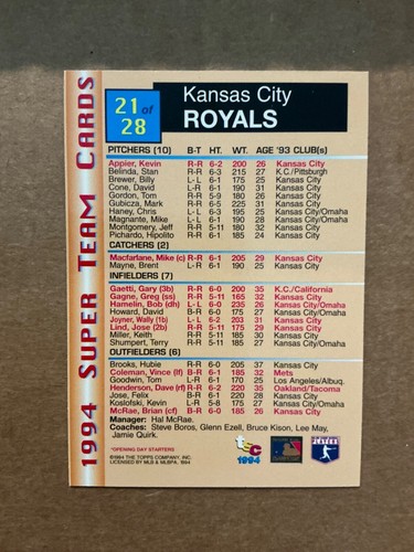 1994 Stadium Club RARE MEMBERS ONLY Factory Set Pick From 200 Players $1 - $5 Ea - Picture 459 of 503