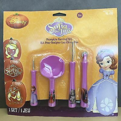 Sofia The First By Disney Pumpkin Carving Kit Includes 4 Tools And