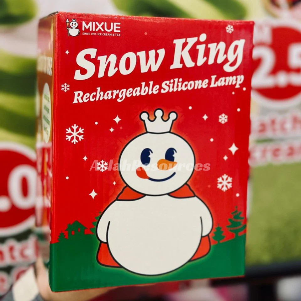 New MIXUE Snow King Rechargeable Silicone Lamp Limited Edition FreeShipping Fans - Image 2 of 4