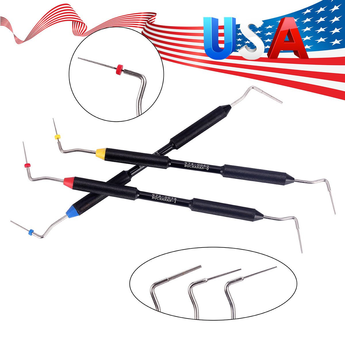 Dental Sybronendo Endo Buchanan Plug Manuale Punta Riempimento Otturazione Dimensioni #0 #1 #2 - Foto 12