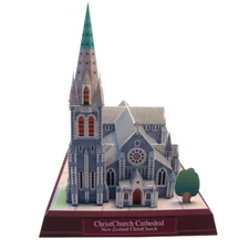 Brand New DIY The Christchurch Cathedral New Zealand 3D Paper Model Building Kit