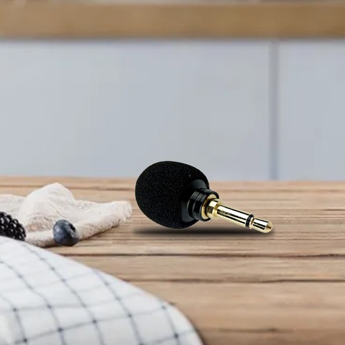 Mini01 Microphone Omnidirectional High Sensitivity 3.5mm Replacement Stereo - Zdjęcie 2 z 8