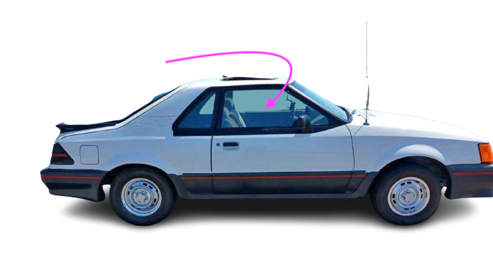 Fits 1984-1988 Ford Escort-EXP 2D Coupe Passenger Front Right Door