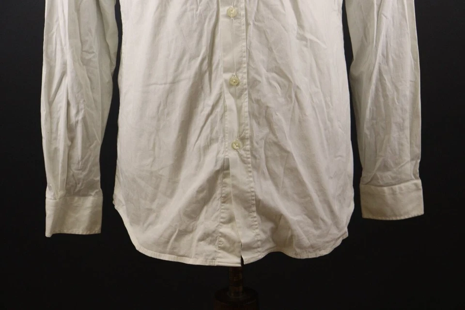 Versace Jeans Signature White Long Sleeve Button Down Shirt Size L - Image 2 of 4