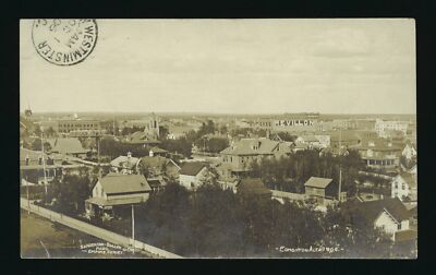Edmonton Alberta 1906 - A bird's-eye view of some of the houses an- Old Photo