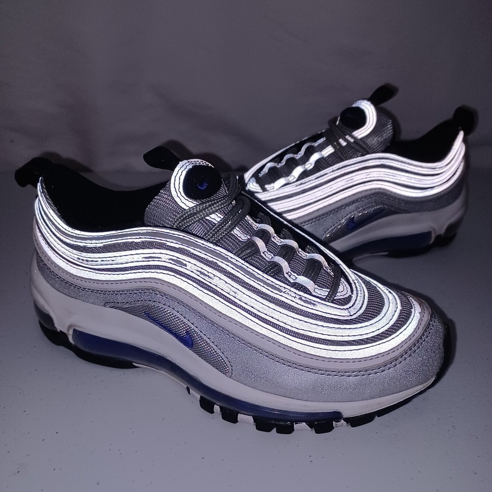 Nike Air Max 97 Silver Violet Youth 4Y Womens 5.5 921522-027