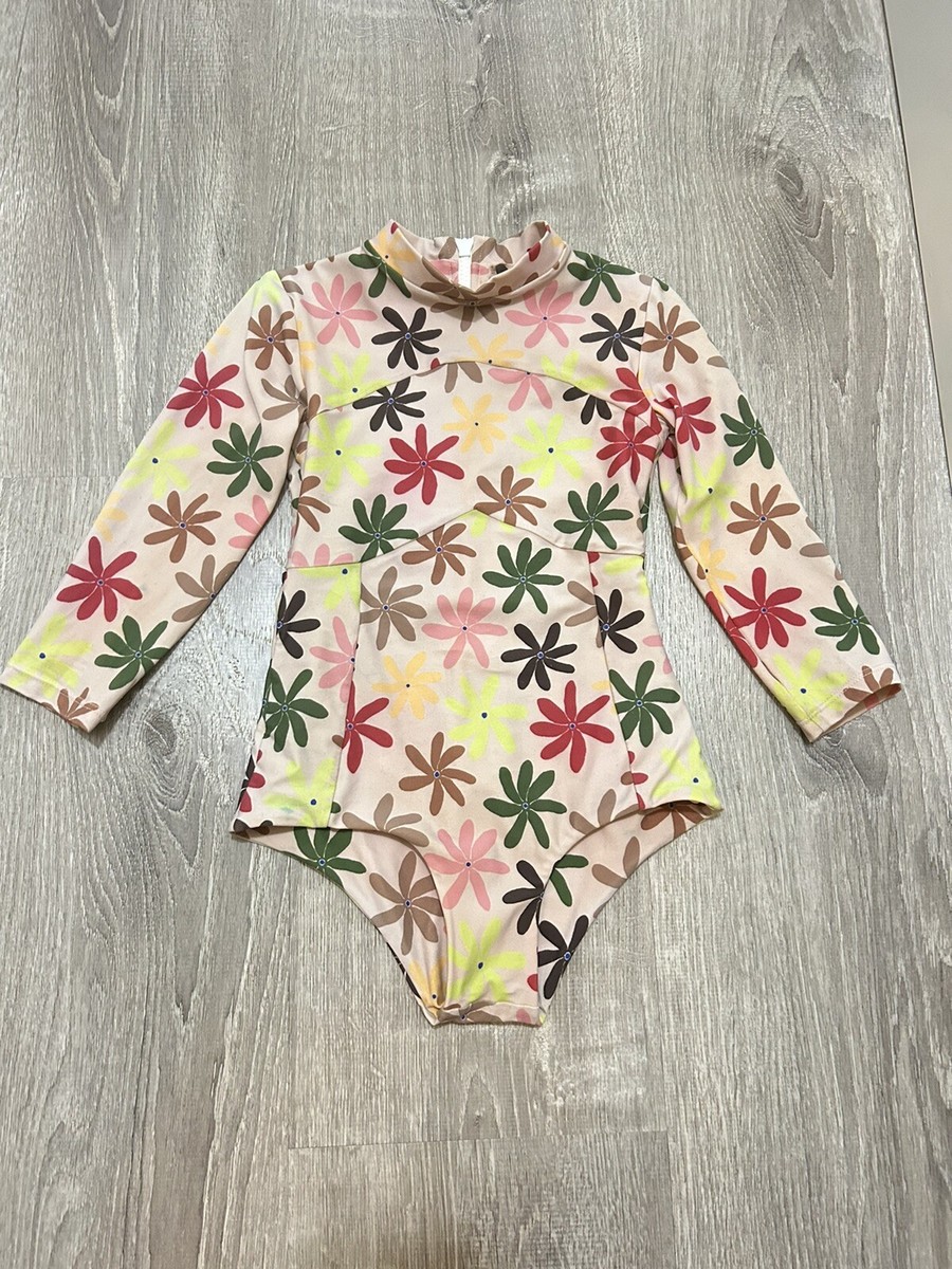 Girls BENOA SWIM Swimwear One piece Girls Swimsuit 6-8 Acacia