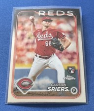 2024 Topps Chrome #167 Carson Spiers RC Cincinnati Reds