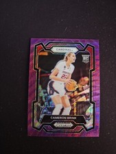 2024-25 Panini Prizm Draft Picks Cameron Brink Purple Wave RC Rookie