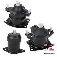 3Pcs Engine Motor Transmission Mount Kit Replacement for 2004-2008 Acura TL