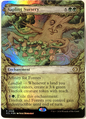 MTG Sapling Nursery (Showcase Foil) Lorwyn Eclipsed 328 NM