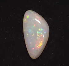 Natural Australian Coober Pedy Opal 1.1ct Freeform Cabochon 11.4x6mm Solid Opal
