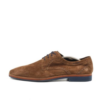 Daniel Hechter Herren Paris Schnürschuhe Wildleder Braun Sohle Business EU 43