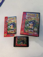Sonic the Hedgehog 3 (Sega Genesis, 1994) Complete In Box with Manual TESTED