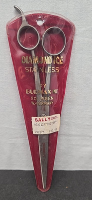Burmax Diamond Ice Stainless Steel Scissors Solingen W. Germany D75-7.5