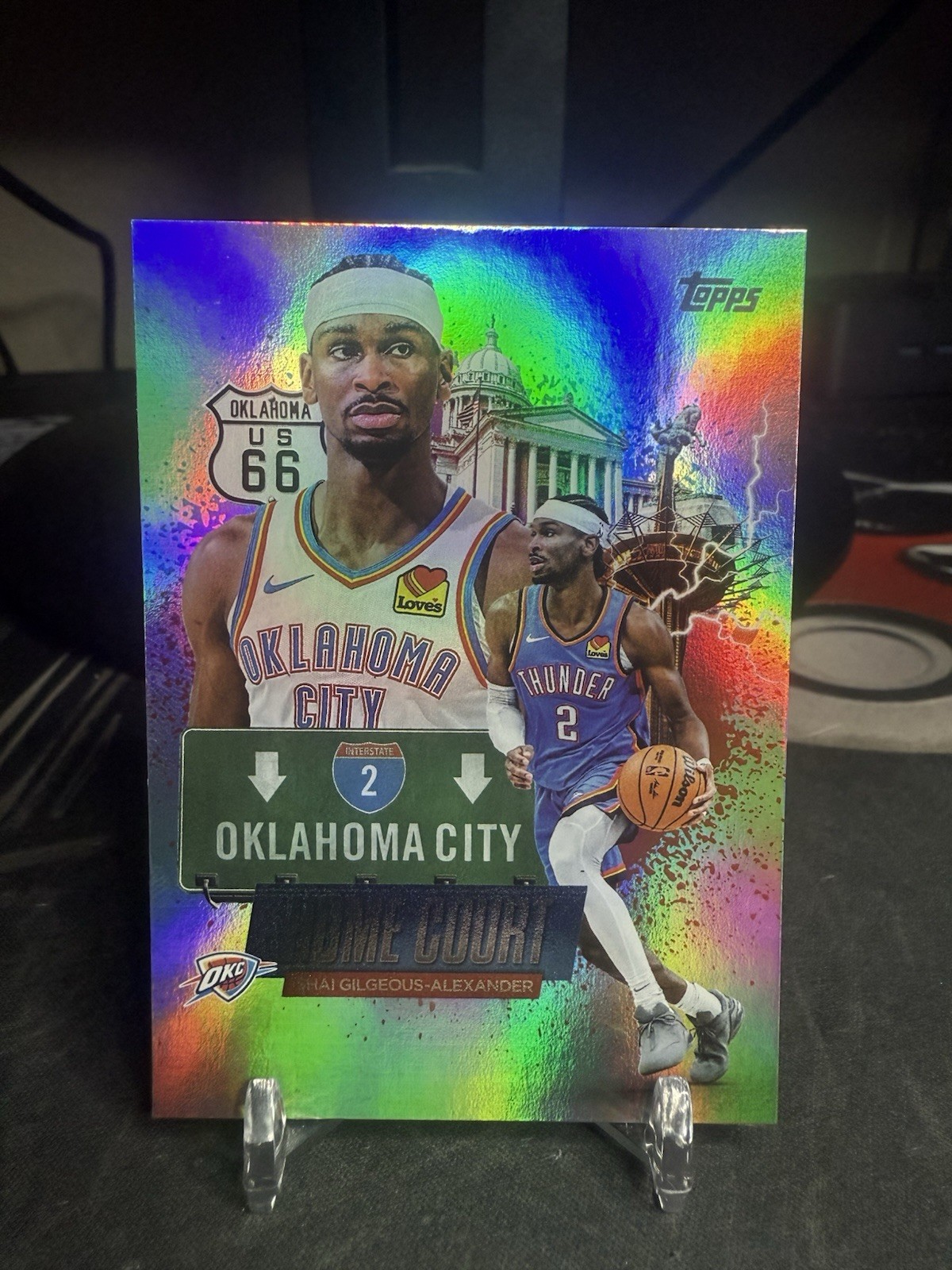 2025-26 Topps Shai Gilgeous Alexander Home Court SSP Case Hit Thunder ⚡️