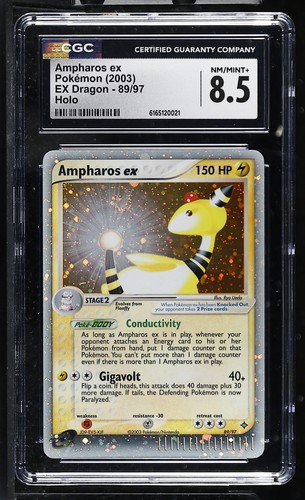 Ampharos ex graded CGC 8.5 for sale on eBay