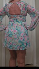 Babydoll Dress Lowback Floral Windsor  S