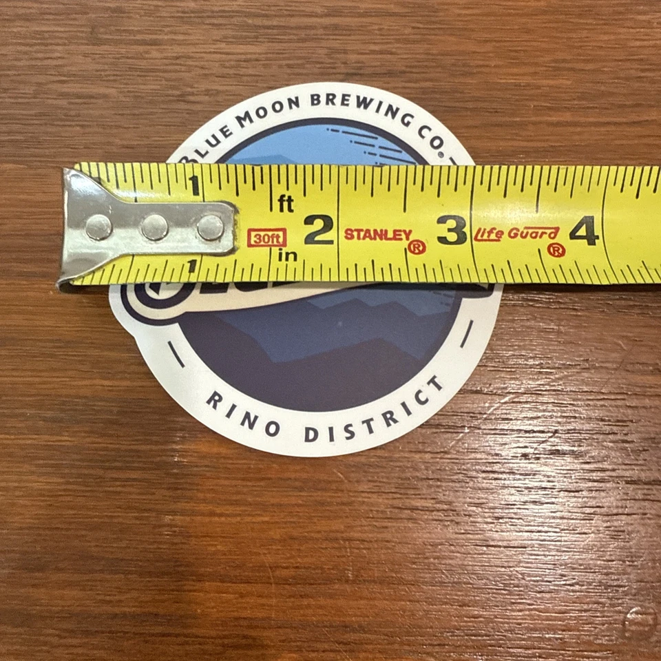 BLUE MOON Brewing Co. Mtn Sticker ~NEW! Craft Beer Brew Brewery Logo Decal - Image 2 of 3