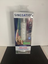 NEW Singsation SOLO DELUXE 5-In-One Karaoke System w/Bluetooth Wireless Speaker