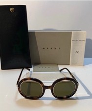 NWT 511 Marni women's sunglasses model ME623S Havana brown acetate