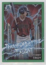 2023 Bowman Draft Transformative Talent Green Refractor 3/99 Tommy Troy 5aj