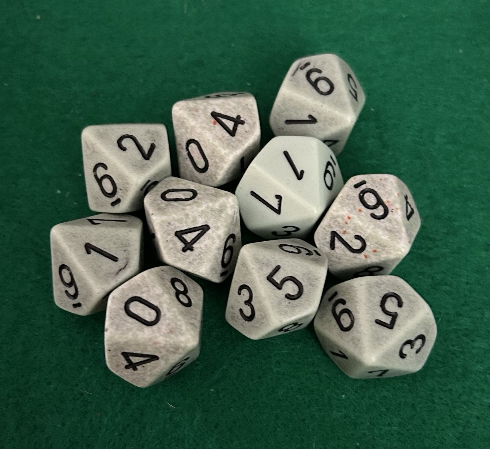 Chessex dice lot - D10 Ten-sided Dice | eBay