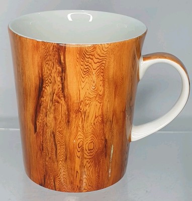 Maxwell And Williams Cashmere Tea Coffee Mug Timber Grain Pattern Bone China 