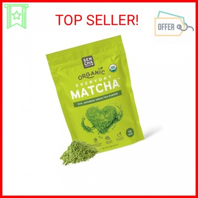 SEN CHA Naturals Organic Matcha Powder, Authentic Japanese Green Tea, Premium Fi