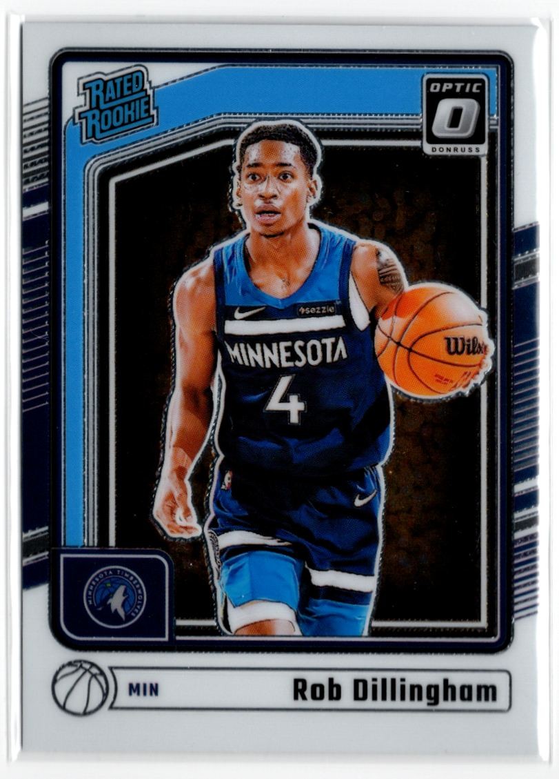 2024-25 DONRUSS OPTIC ROB DILLINGHAM RC MINNESOTA TIMBERWOLVES #259