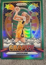 2025 Panini Prizm WNBA - Groovy Cameron Brink #2 Green Prizm