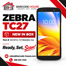 Zebra TC27, WCMTA-T27B6ABE2-NA, Touch Computer SE4710 LTE CBRS WiFi 6 Android 14