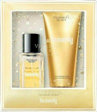 New Victoria s Secret Heavenly Fragrance Mist Lotion Set With Gold Box. Rare