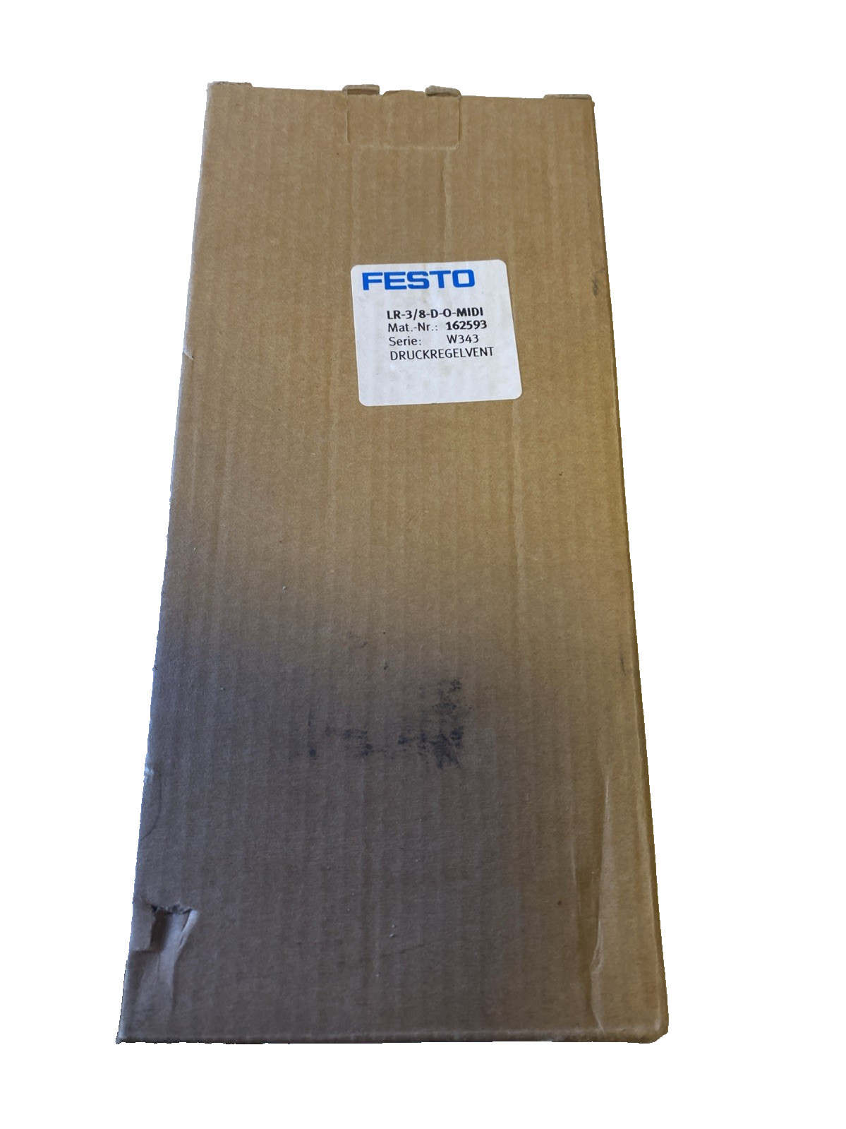 Festo Pressure Regulator LR-3/8-D-O-MIDI 162593 0 Bar-16 Bar