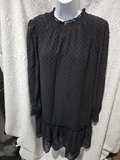 XS J. Crew Dropwaist Swiss Dot Dress 