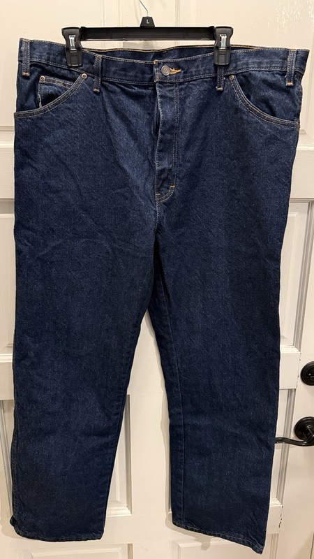 Dickies 5 Pocket DARK BLUE Jeans Size  40x30 ~ Men's Work Pants ~