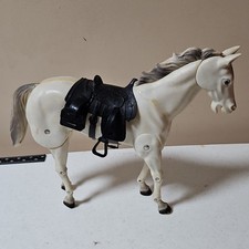 Vintage Lone Ranger Horse w/ Black Saddle, Gabriel Inc. Made In Hong Kong 1973