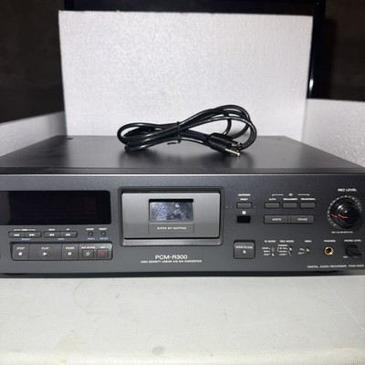 Sony PCM-R300 DAT Recorder Parts Only - Powers Up - Broken Disc Drive - 250 Hour