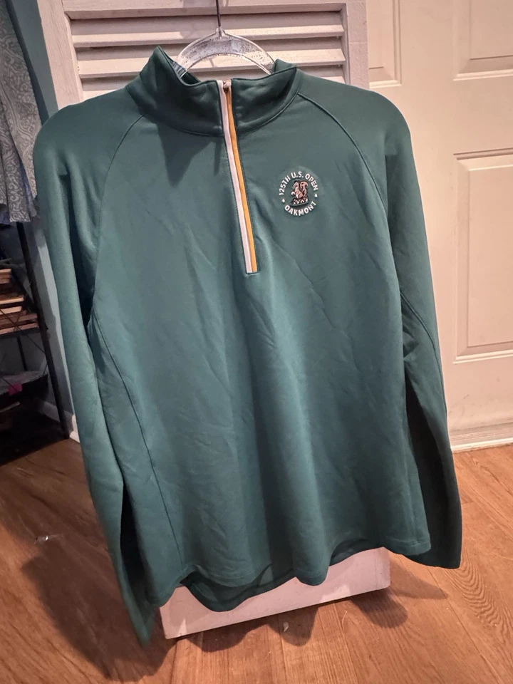 Pullover Walter Hagen para mujer nuevo con etiquetas US Open Oakmont Golf 1/4 cremallera talla M Foto 2 de 4