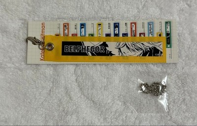 Katekyo Hitman Reborn! Akira Amano Exhibition Ribbon Charm Belphegor