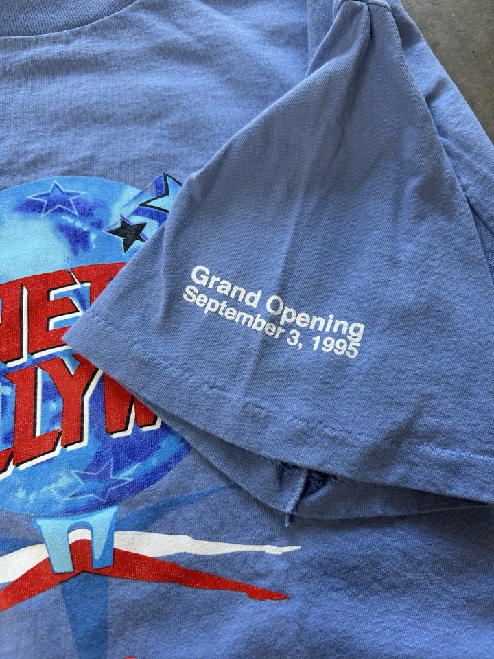 Camiseta vintage 1995 Planet Hollywood Paris XL puntada única gran inauguración Foto 4 de 4