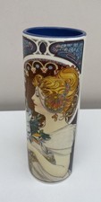 PARASTONE Mouseion Collection ALPHONSE MUCHA Cowslip/Feather 1899 Ceramic Vase 