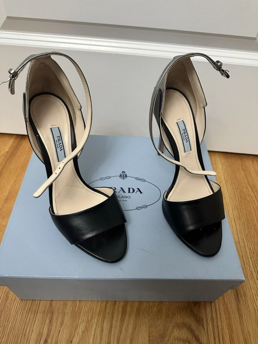 靴 Prada Calzature Donna heels PRADA calzature donna heels, size 38.5 | eBay